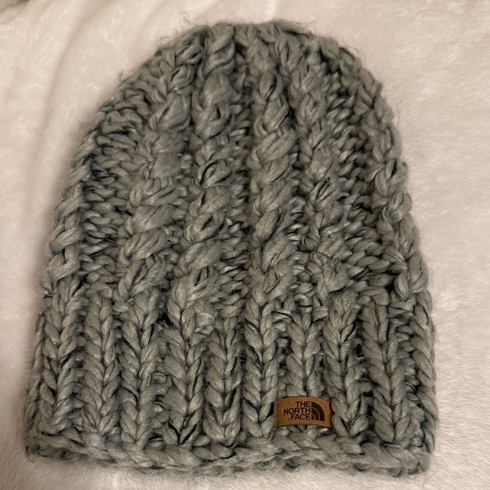 The North Face Charcoal Cable Knit Beanie